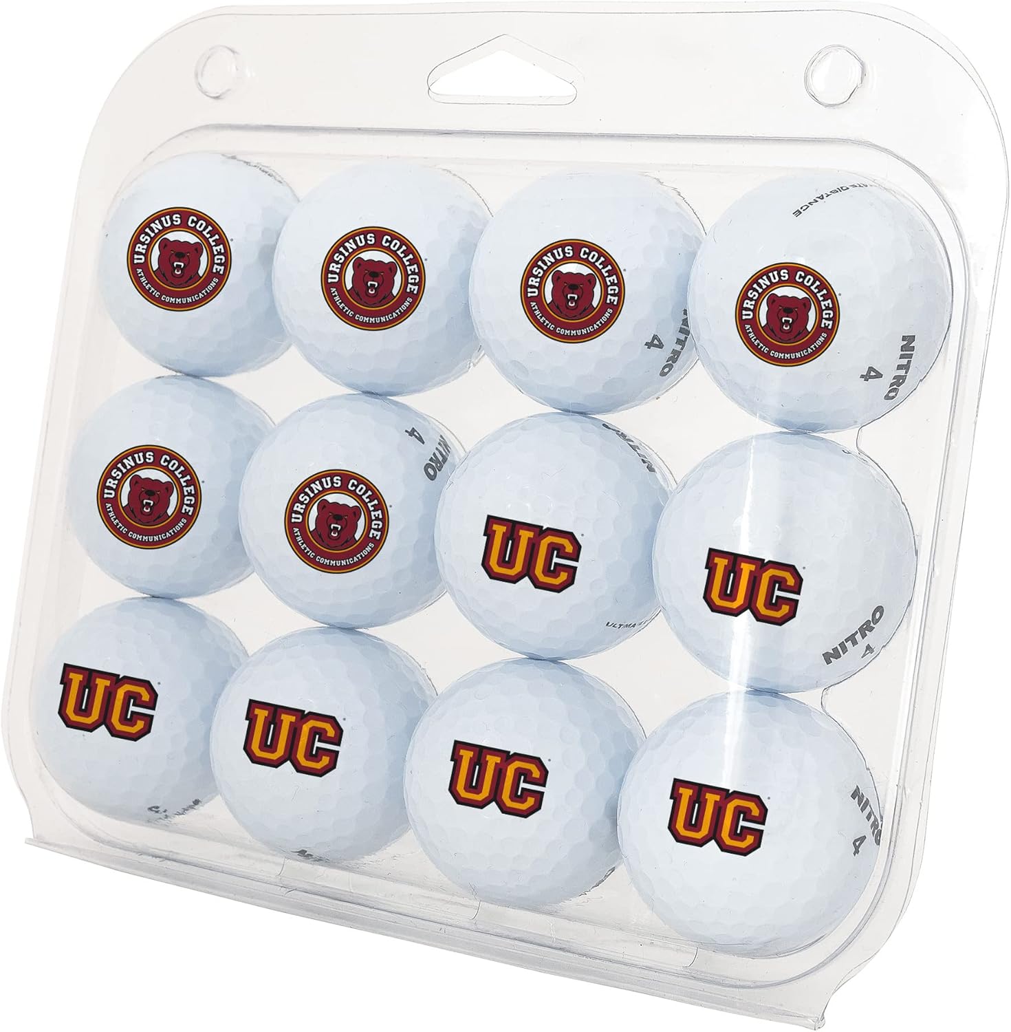 Desert Cactus Ursinus College Golf Balls 12 Pack – Ursinus Bears Full Color Dozen – Officially Licensed Sport Team Accessory