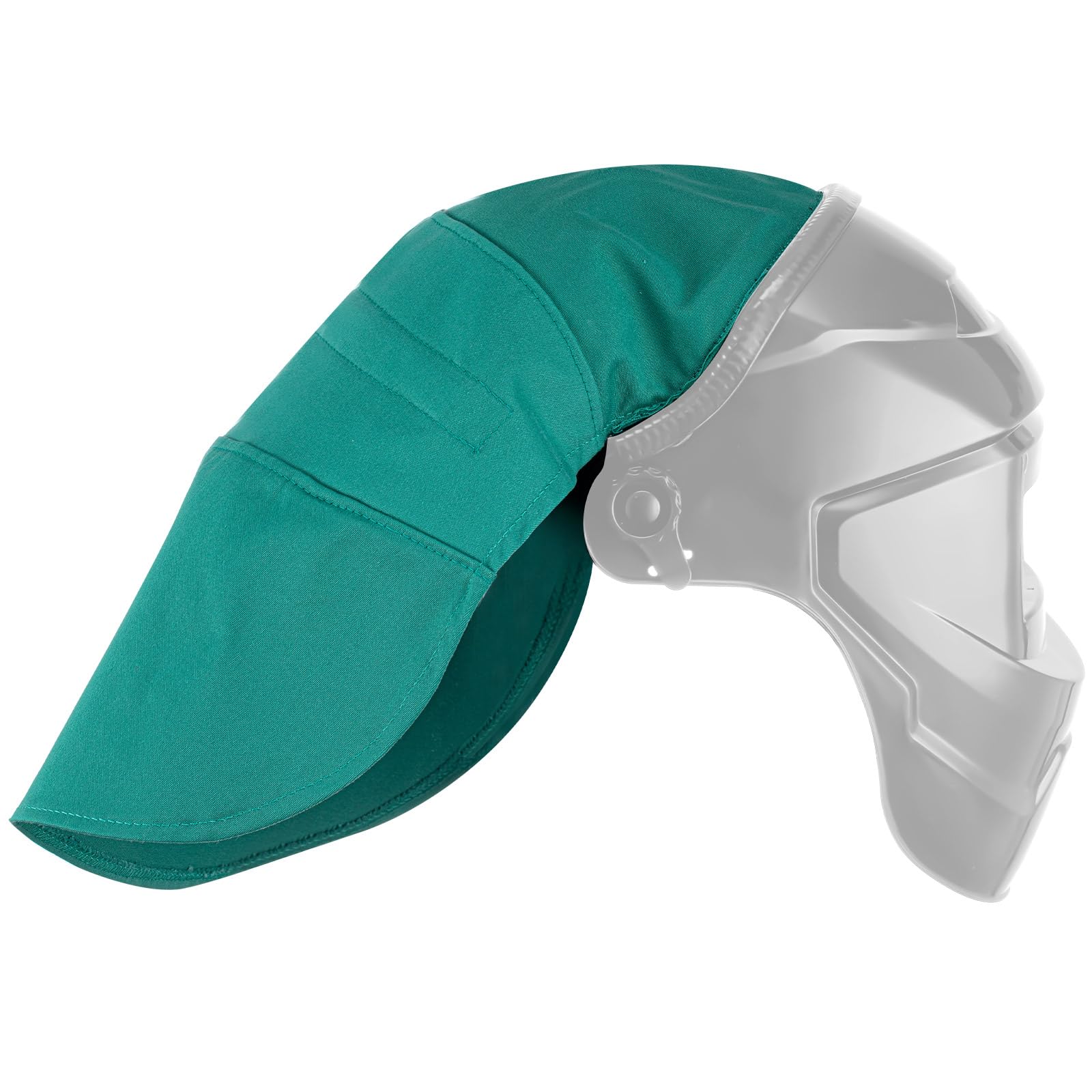 Jecery Welding Helmet Cover Fr Cotton Welding Helmet Bib Extended Head Neck Cover with Press Fit Seal Full Protection Hood Accessories Head Neck