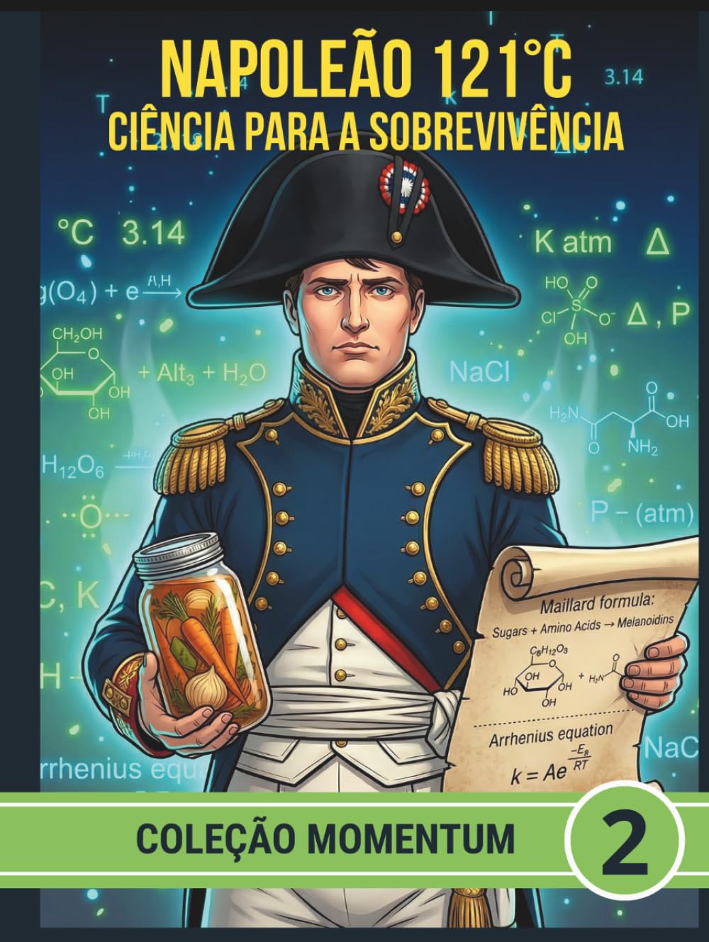 NAPOLEÃO 121°C CIÊNCIA PARA A SOBREVIVÊNCIA: Do frasco de Appert à ração de combate. Biologia e Química unidas pela vitória. (COLEÇÃO MOMENTUM)