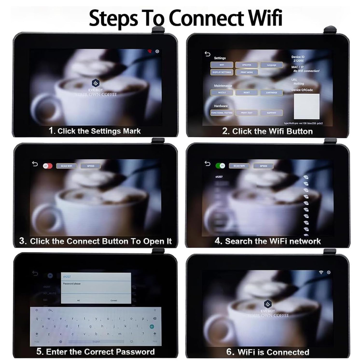 Macchina Per Caffè Latte Art, Stampante Per Caffè Di Qualità Alimentare Stampa Di Immagini Personalizzate, Stampante Alimentare Per Torte, Biscotti E Bevande, Stampa Di Selfie Fotografici