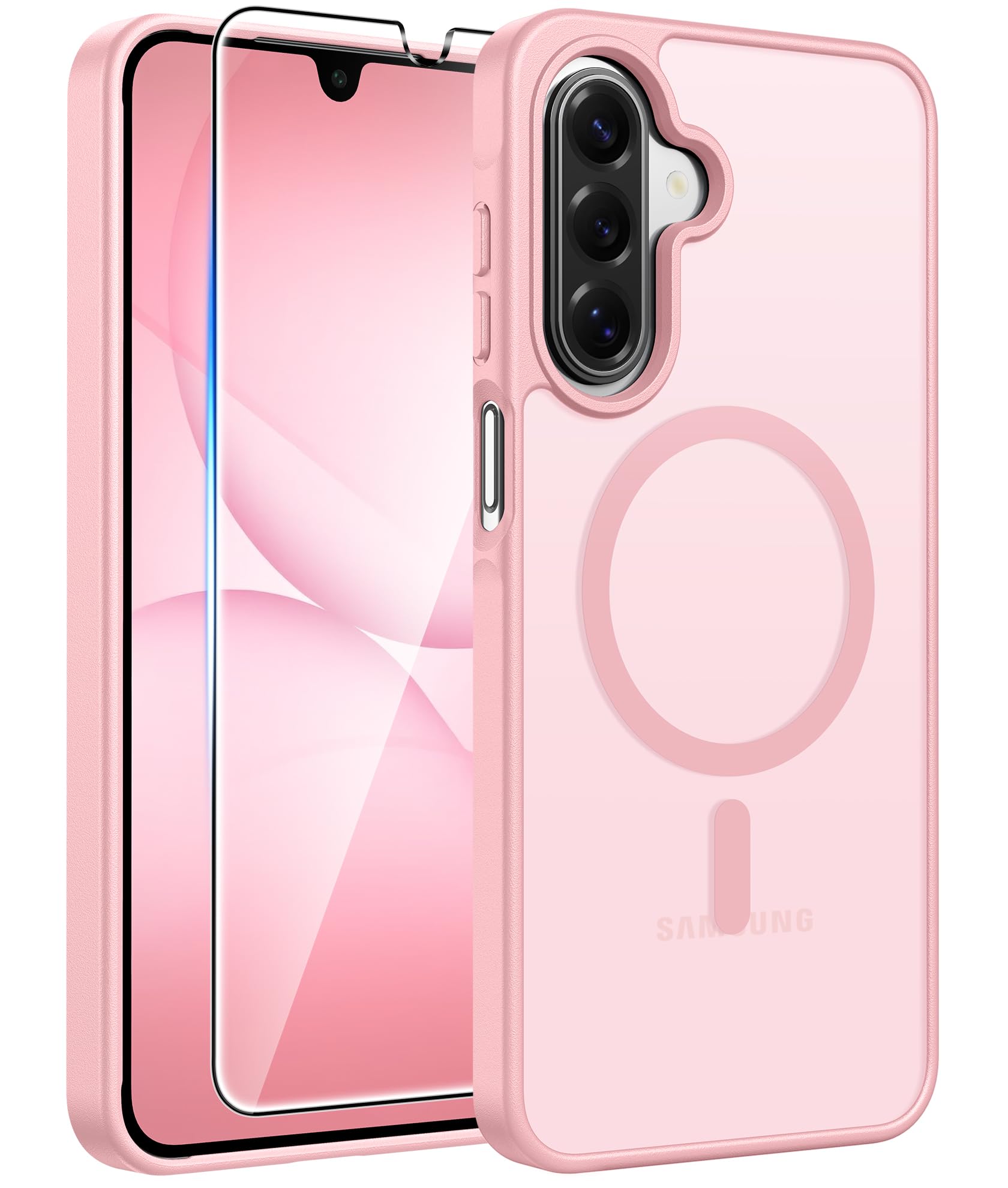 FNTCASE for Galaxy A17/A16 5G Phone Case, Fit for Magsafe, Screen Protector