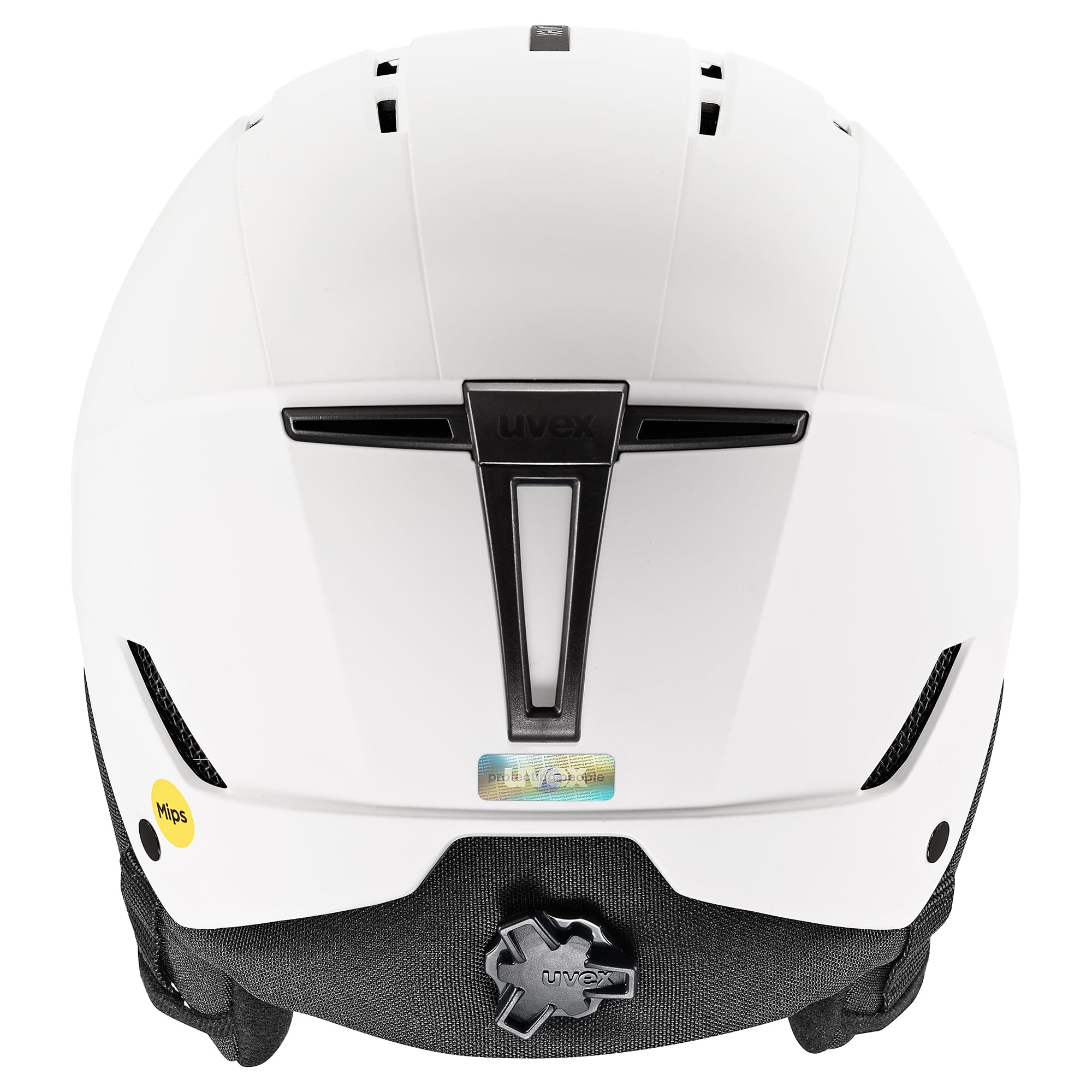uvex glance MIPS - casco da sci robusto per adulti - regolazione individuale delle dimensioni - aerazione ottimizzata - white matt - 54-58 cm