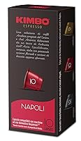 Vista 1 de Kimbo Espresso Napoli - Cápsulas Nespresso, 100% café arábica (paquete de 50 cápsulas)