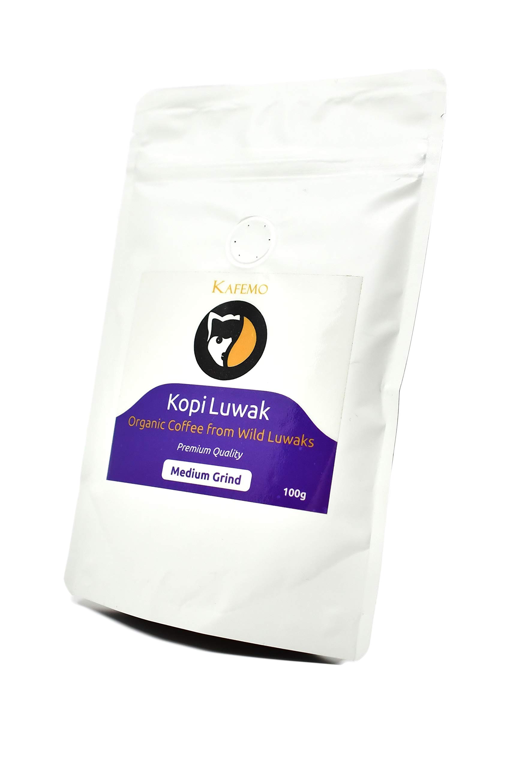 Kopi Luwak Premium (Kaffee von freilebenden Tieren) - Gemahlener Kaffee - Die seltensten Kaffee der Welt -