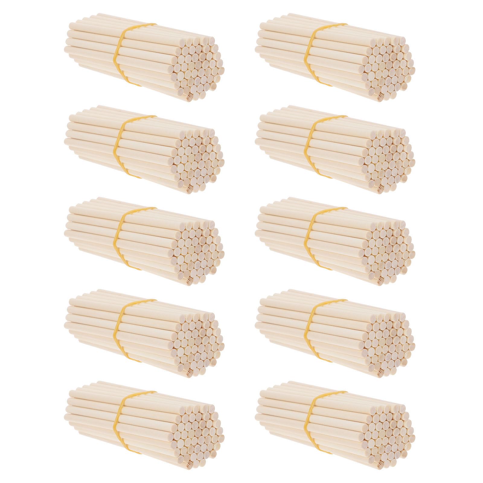 Palitos para Hacer Helado de Madera Beige 500 Piezas | Varillas Madera, Acabado Suave y Agarre Cómodo, Suministros para Manualidades y Talleres Creativos