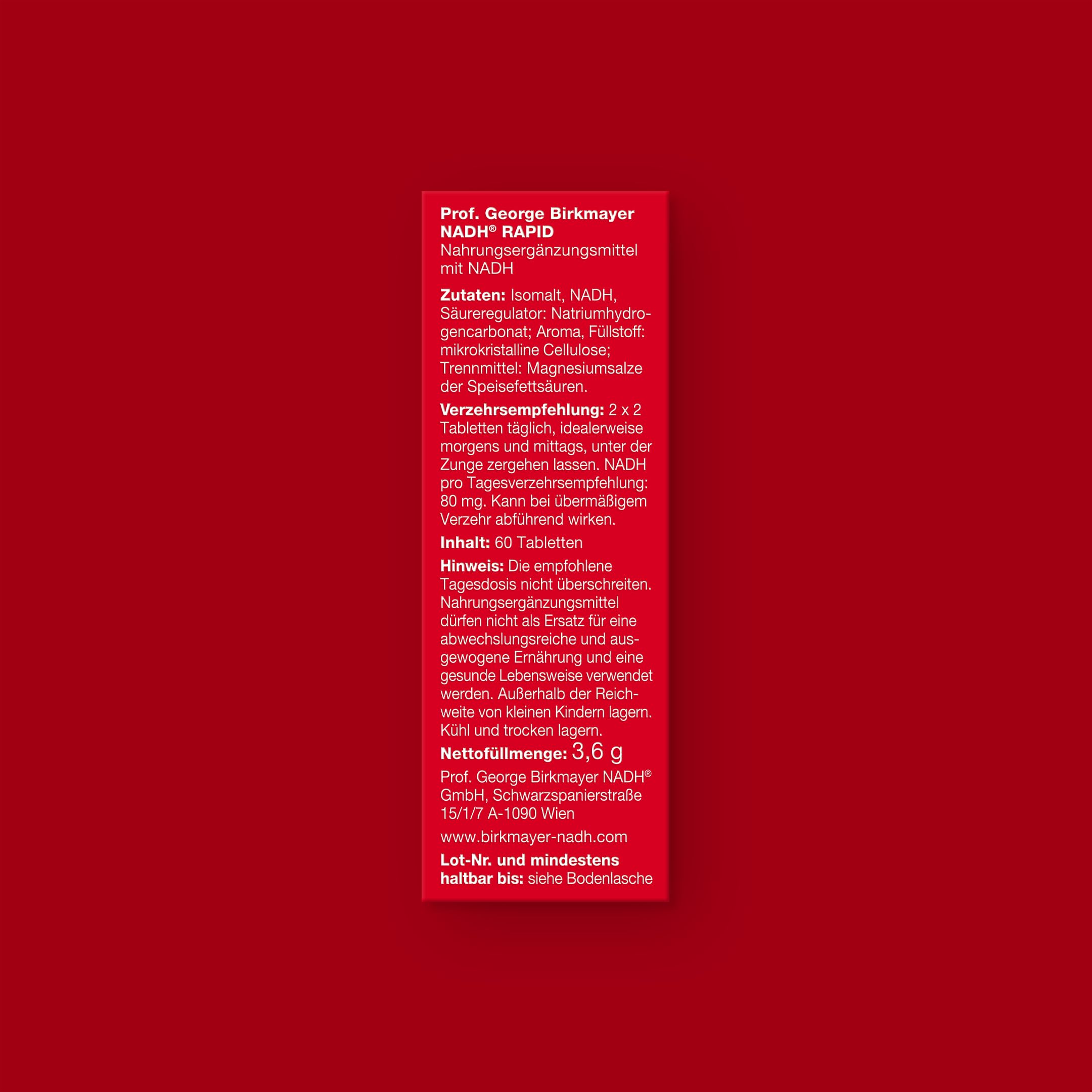RAPID hochdosiert - Set aus 60 +10 Tabletten | Veganes Supplement, hochwertiges Nahrungsergänzungsmittel in Form einer Lutschtablette, Nahrungsergänzung, Kapseln