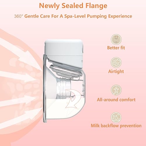 Miniatura 3 de Extractor de leche doble portátil, extractor de leche manos libres, extractor de leche eléctrico con 2 modos, 9 niveles, pantalla LCD, función de