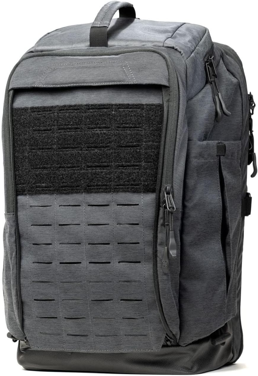 LAPG Terrain Stealth Backpack, Covert & Durable EDC Knapsack, Low Profile Tactical Backpack - Heather Midnight - Image 2