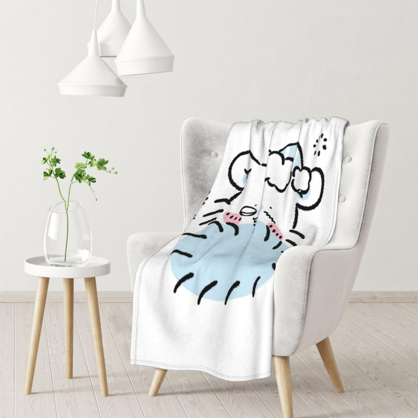 Amazon｜毛布 ちいかわ モモンガ ブランケット 大判 フランネル 超極細