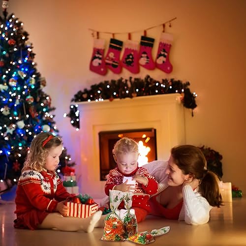 Miniatura 5 de Boao - Bolsas de celofán para el día de San Valentín, 100 unidades, con 150 piezas de lazos giratorios, para regalos de San Valentín