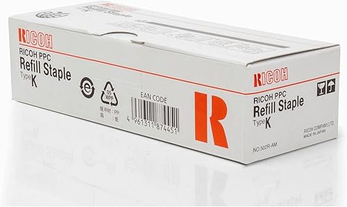 RICOH 410802 Recambio de cartucho de grapas tipo K 3/Pack