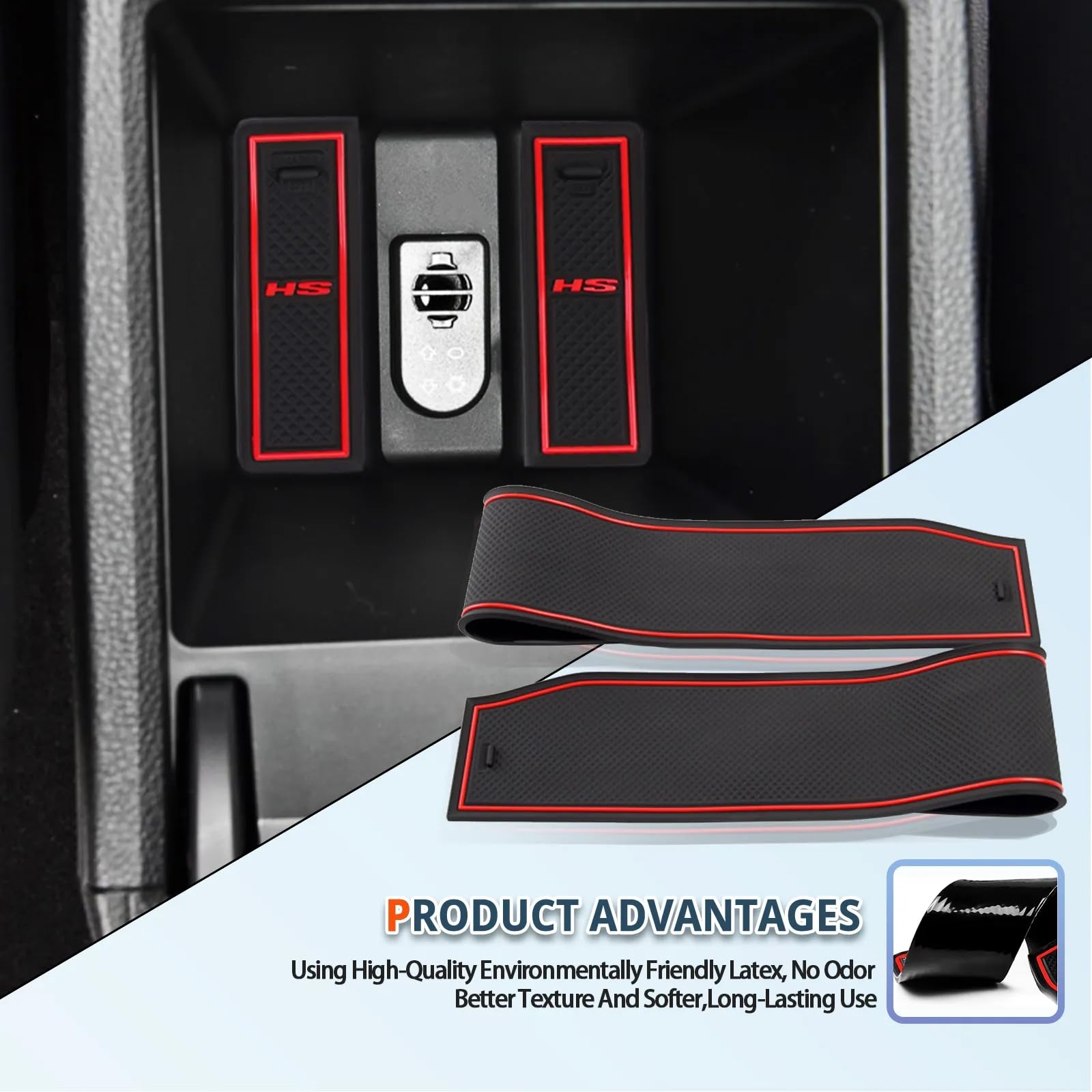 LFOTPP Antislipmatten voor MG HS/EHS EV/HS Plug-in Hybrid 2018-2023