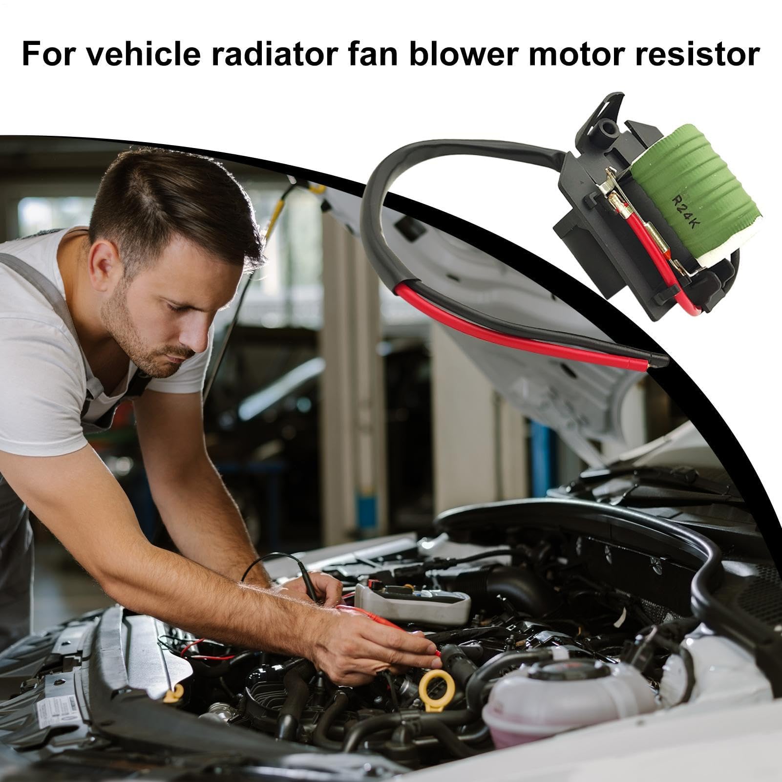 Resistenza del Motore del Ventilatore del radiatore dell'auto – Protezione Efficace Contro Il surriscaldamento del Sistema di Raffreddamento del Veicolo, per Professionisti e Principianti