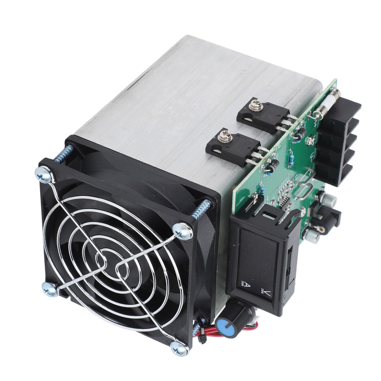 Testeur électronique de charge CC 12 V, 250 W, 0 à 20 A ; module testeur de capacité de batterie avec affichage numérique ; décharge à courant constant pour l’analyse des batteries