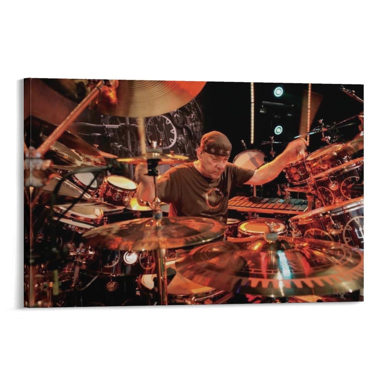 FCOIN Neil Peart Canvas Poster Canvas Art Poster And Wall Art Picture Print Modern Family Decor Posters 24x36inch(60x90cm)