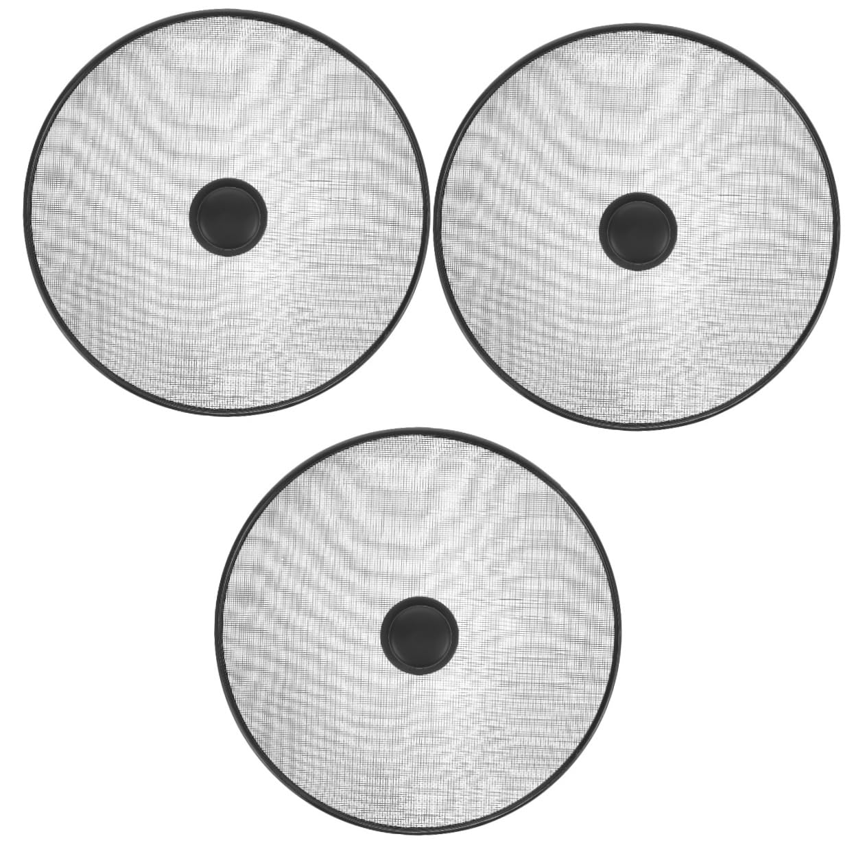 MAGICLULU 3 Piezas A Prueba De Tapa De Olla Escudo Sartenes Planchas Protector contra Salpicaduras para Estufa Cubierta De Grasa para Sartén Pantalla De Grasa Protector contra