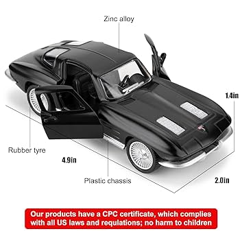 moz◇ Amazon.com: RMZ City Diecast Alloy Toy Car, 1/36 Scale 1963