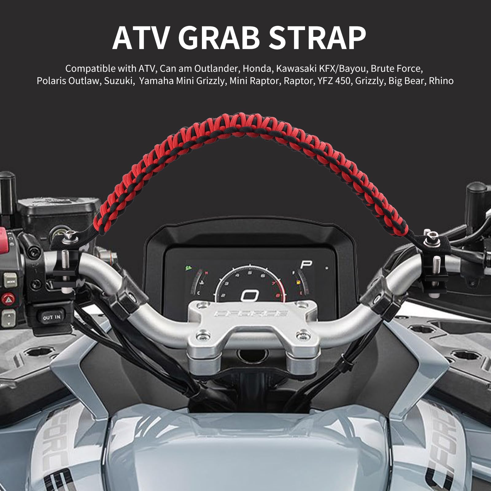 ATV Grab Strap, Sturdy Safety Motocycle Grab Strap Universal for