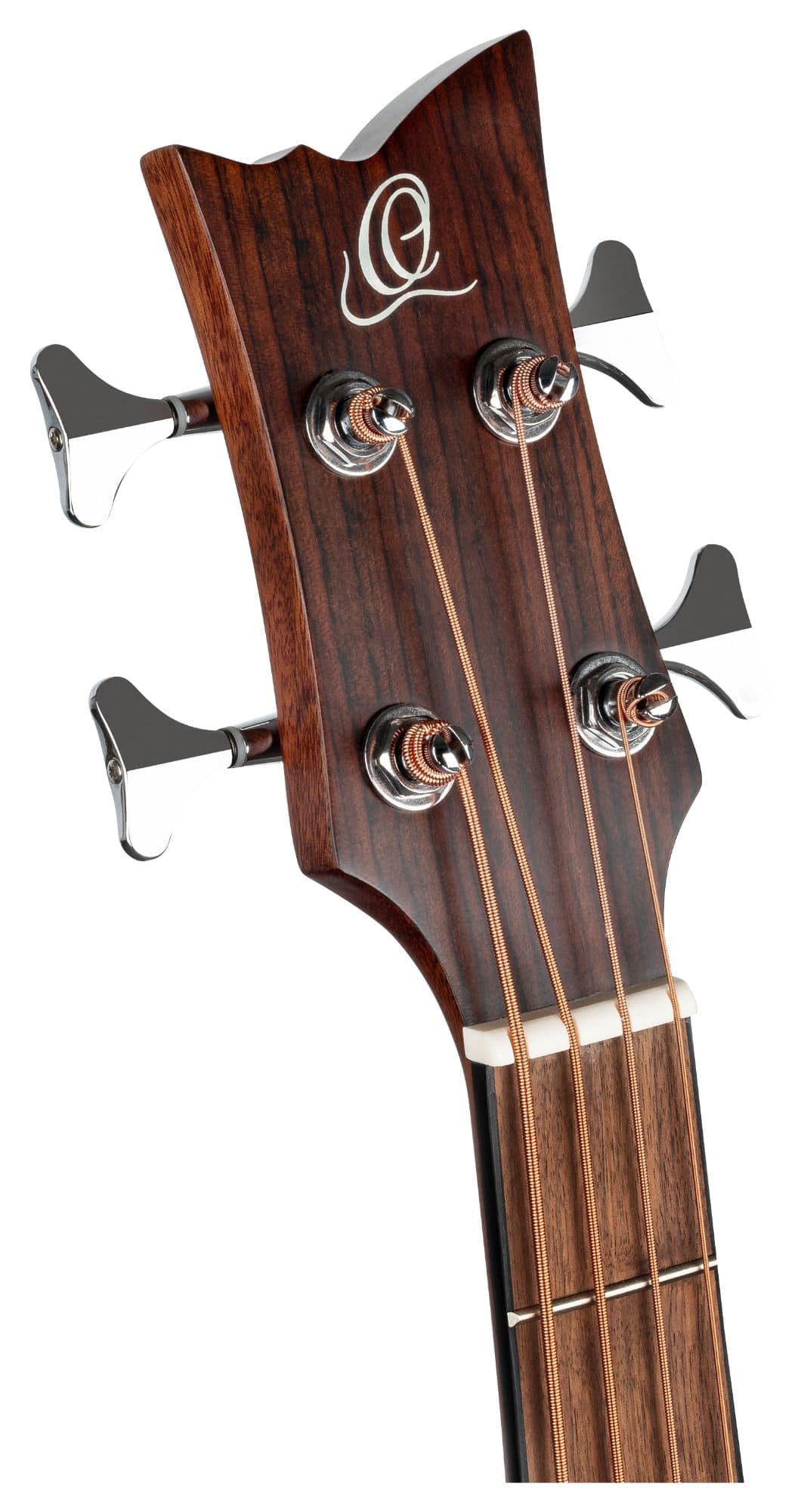 Ortega Guitars Deep Series E-Akustik Bass 4-Saitig - Fichte Braun | integrierter Preamp, Fichtendecke & Mahagoni-Korpus, Satin-Bourbon-Burst-Finish, mit Cutaway, D7CE-BFT-4