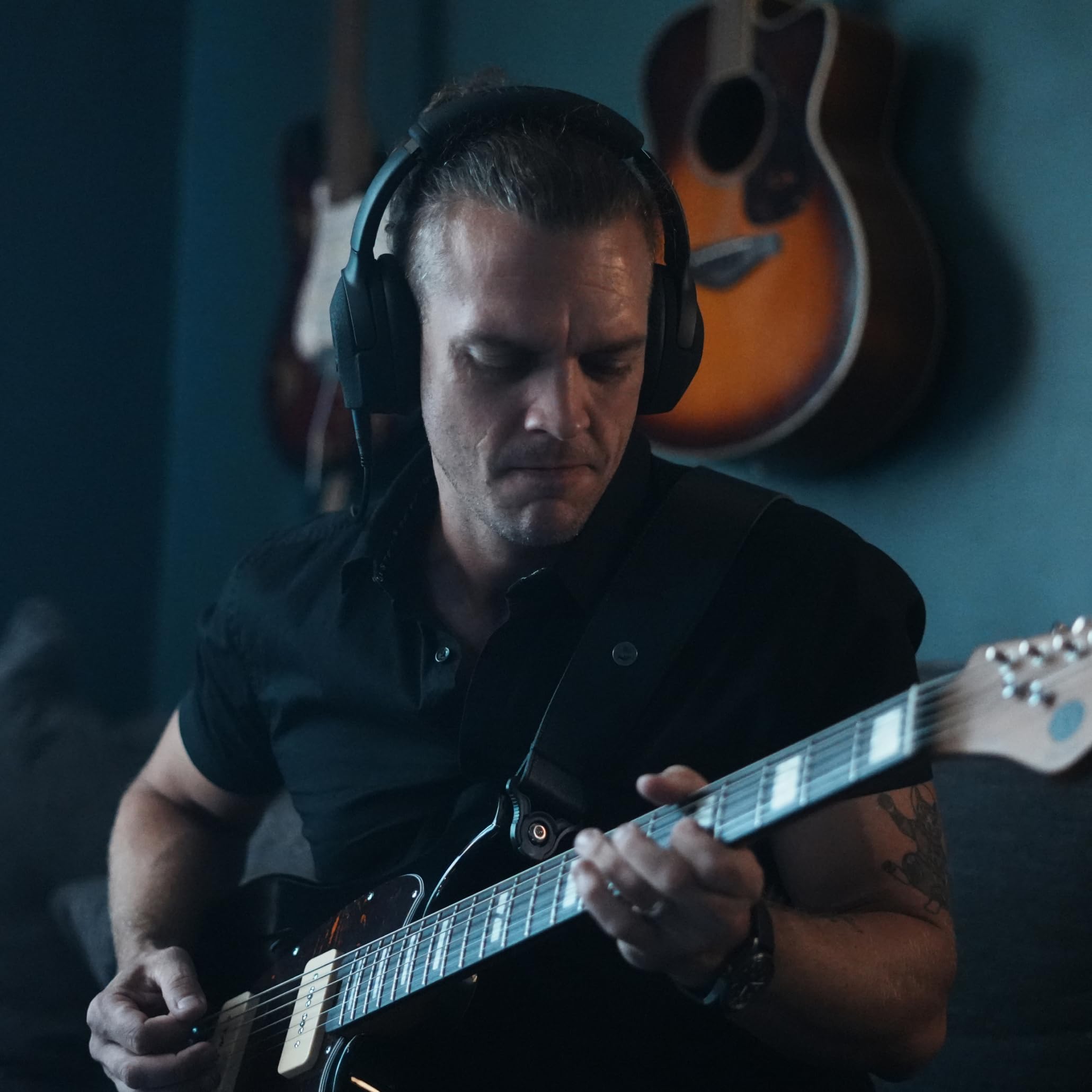 Positive Grid Spark NEO Core – Cuffie Smart Cablate per Chitarra con Driver Audio Personalizzati, Isolamento Acustico, Bluetooth e App con Funzioni IA per Chitarra Elettrica, Acustica e Basso