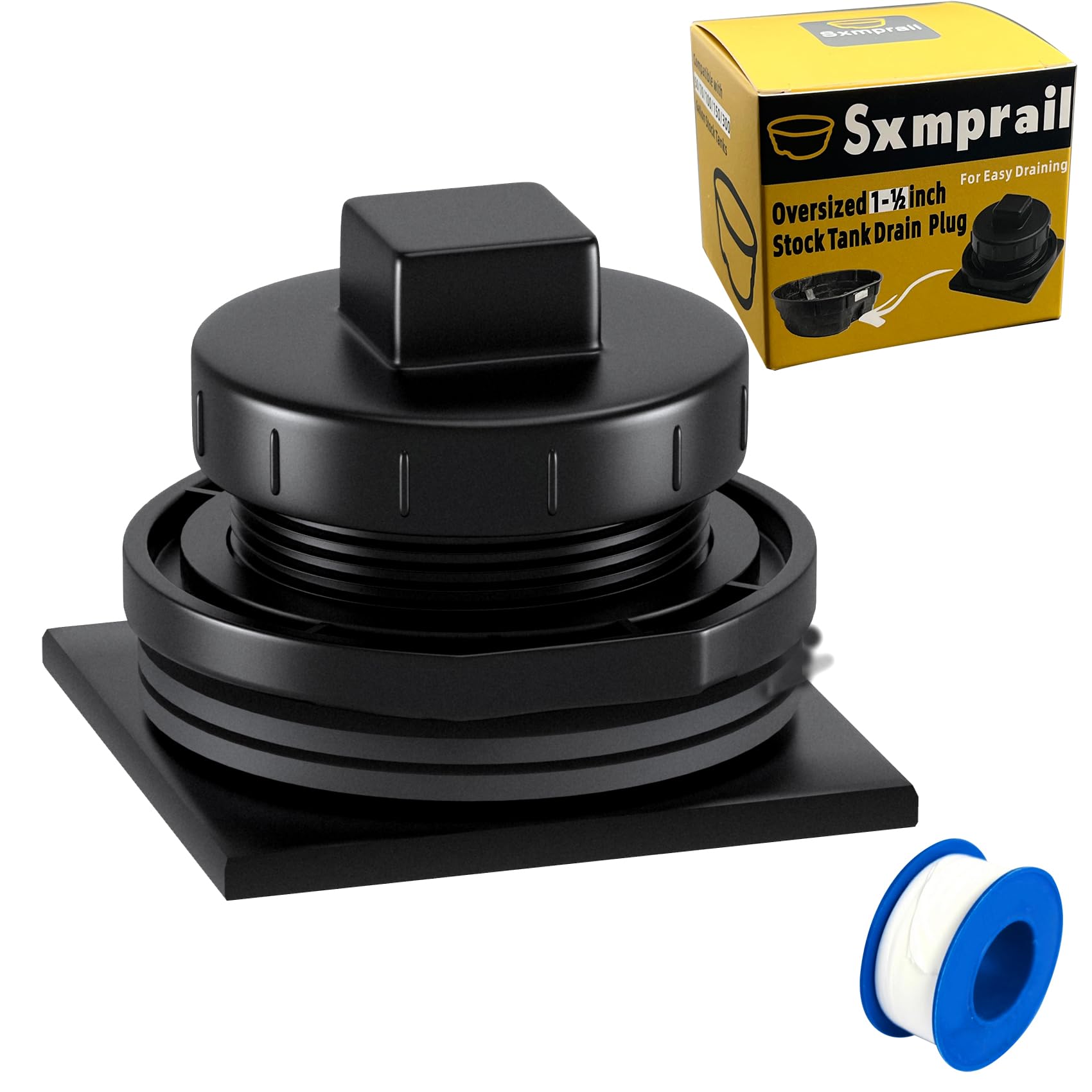Amazon.com: 1PACK Stock Tank Drain Plug Fit for rubbermaid