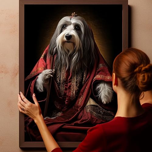 Miniatura 285 de Thuan Chow Chow Retrato de mascota con disfraz real de perro en un disfraz retrato de perro con vestimenta Retrato medieval de mascota retrato