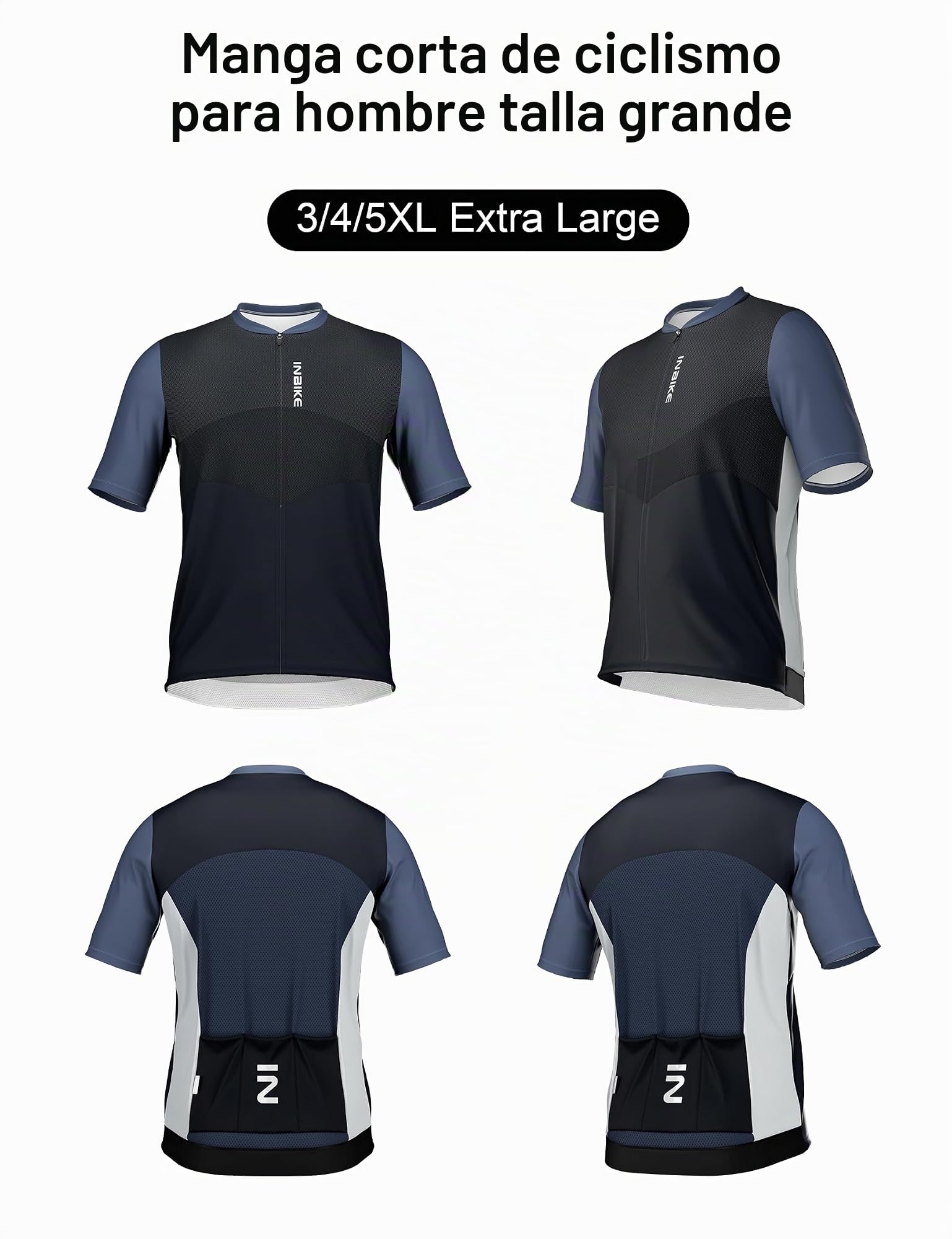 INBIKE Maillot Ciclismo Hombre Verano MTB Deportes Bicicleta Carretera Montaña QYEU