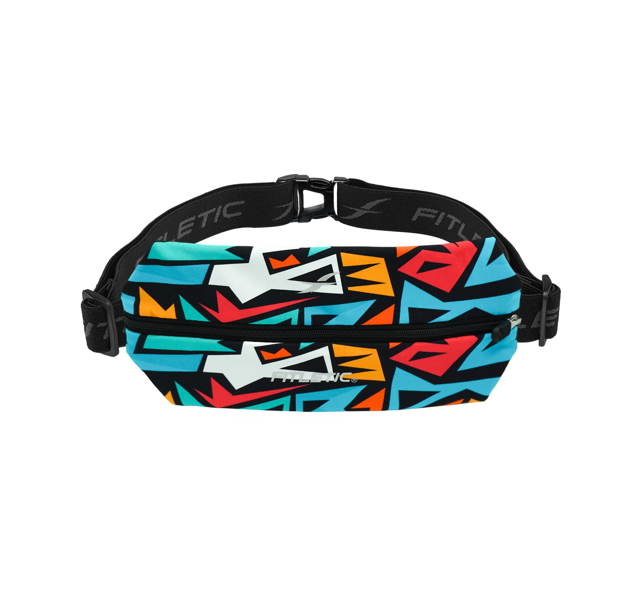 Fitletic Active Lifestyle Fanny Pack & Mini Sports Running Belt for Men & Women – Lightweight, Low Profile- Ultra-Soft Expandable Lycra Pouch - Fits All Phones – Inner Pocket