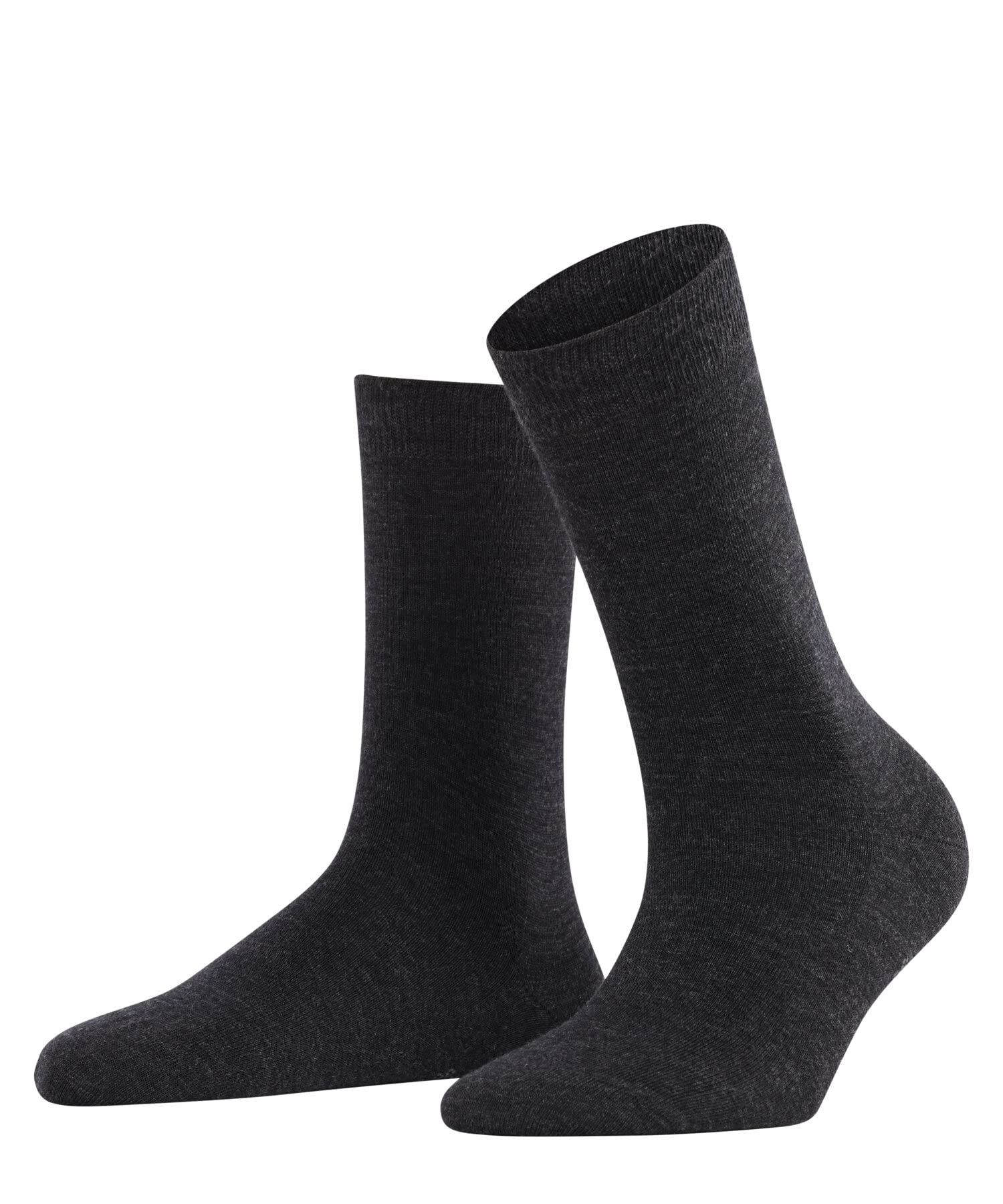 FALKE Damen Socken Softmerino Wolle Baumwolle Grau…