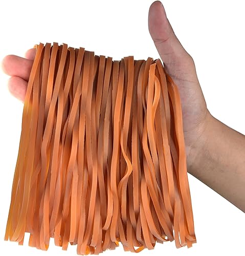 Miniatura 9 de 300 bandas de goma grandes y resistentes, bandas elásticas fuertes para suministros de oficina, carpetas de archivos, botes de basura, 8 pulgadas