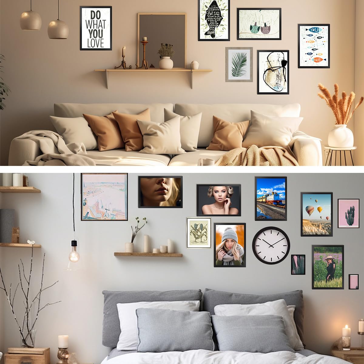 20 szt. Magnetyczne ramki na zdjęcia A4, samoprzylepne magnetyczne ramki na obrazy, magnetyczna ramka na plakaty, magnetyczna ramka na papier A4 do wyświetlania obrazów, zdjęć, obwieszczeń