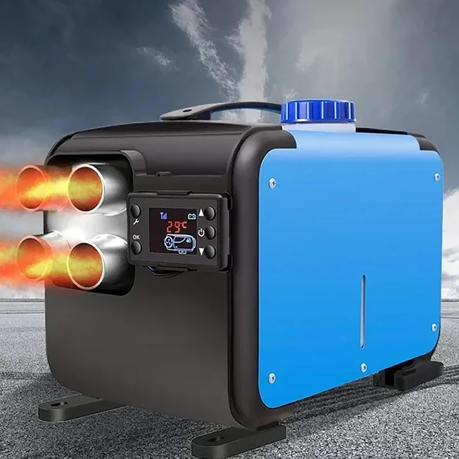 Chauffage à air diesel triple usage pour supprimer le froid en voiture
