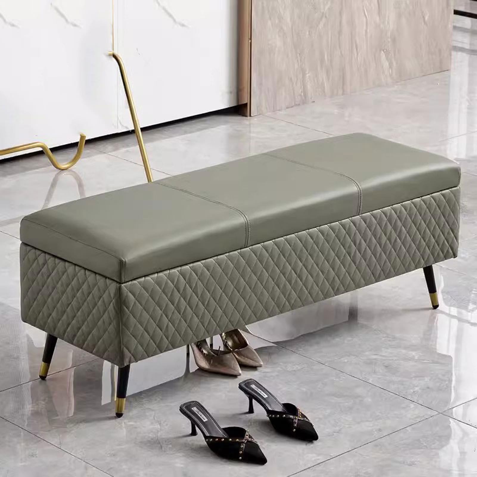 Banc pour chambre élégant et bout de lit rembourré pour sublimer votre dressing