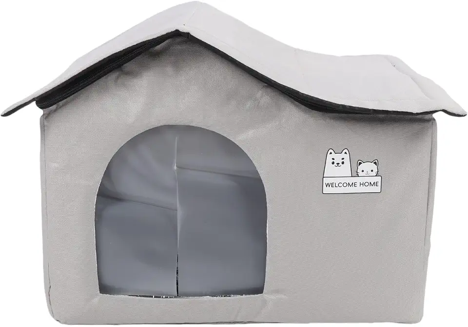 Pssopp Casa de Gato de Resfriamento, Conforto de Pet House Alumínio Folha de Refrigeração de Ar Condicionado de Ar Condicionado para Animais de Estimação para Relaxar