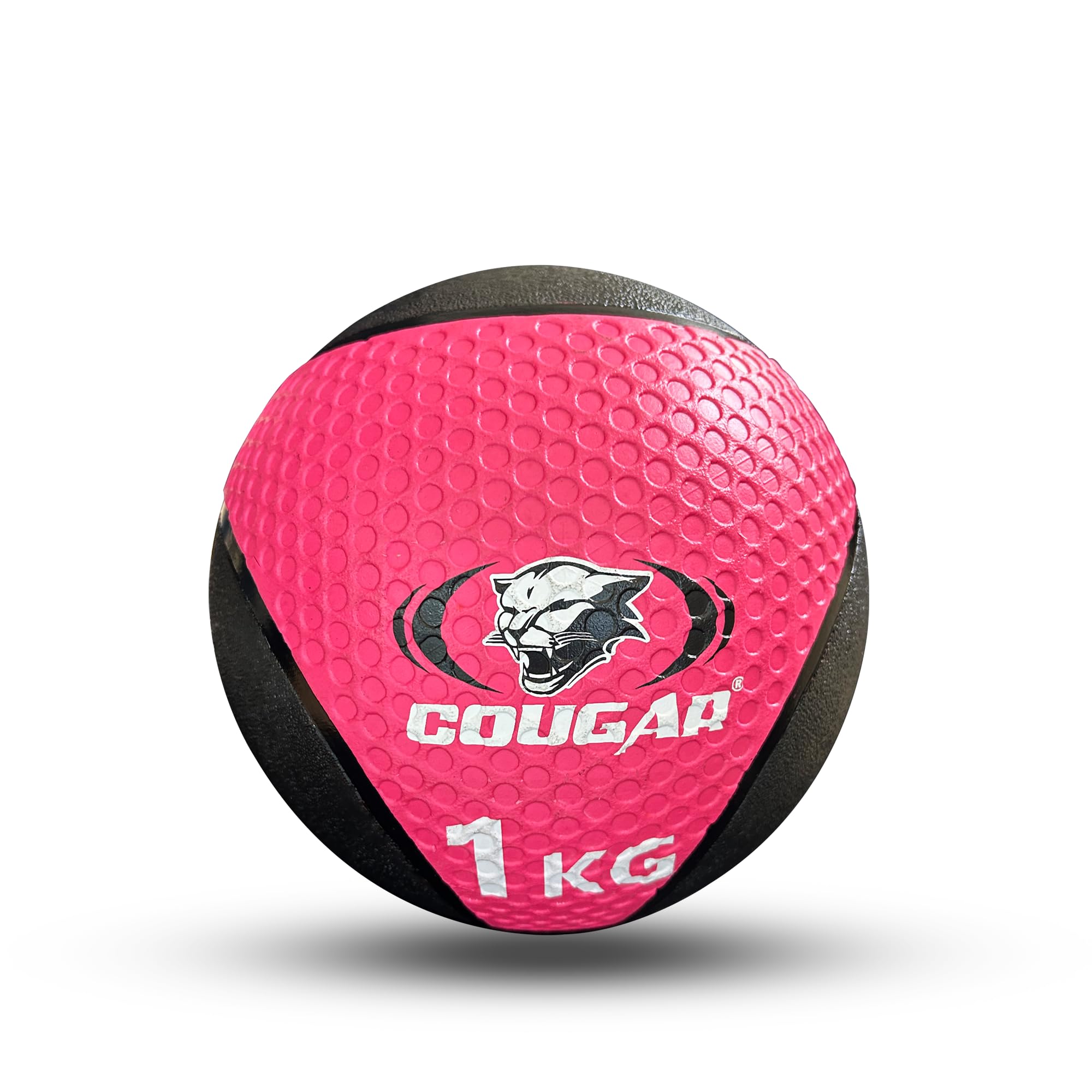 Cougar Dual Color Textured Surface Medicine Ball, High Grip Rubber Moulded Medicine Ball Without Handle, (1 KG,Magenta/Black) (B0CGPYXX5G) Amazon Price History, Amazon Price Tracker