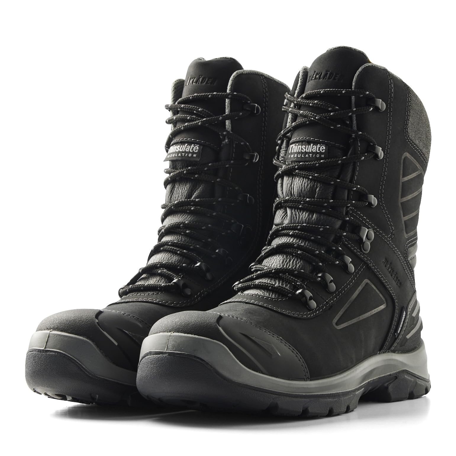 BLÅKLÄDER 2257 Elite 8" Safety Boot – Full-Grain Leather, Composite Toe, Waterproof, Electrical Hazard Protection, 200g Thinsulate™ Insulation, Cold