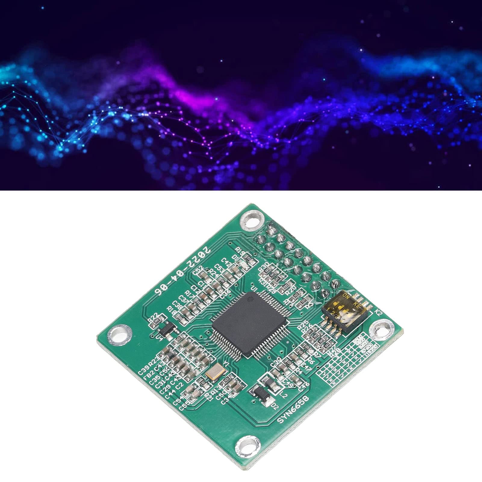 Speech Recognition Module, Maximum 4K Bytes Text to Sound SYN6988 Accurate TTS Voice Module 2 Communication Modes for High End Industry Applications