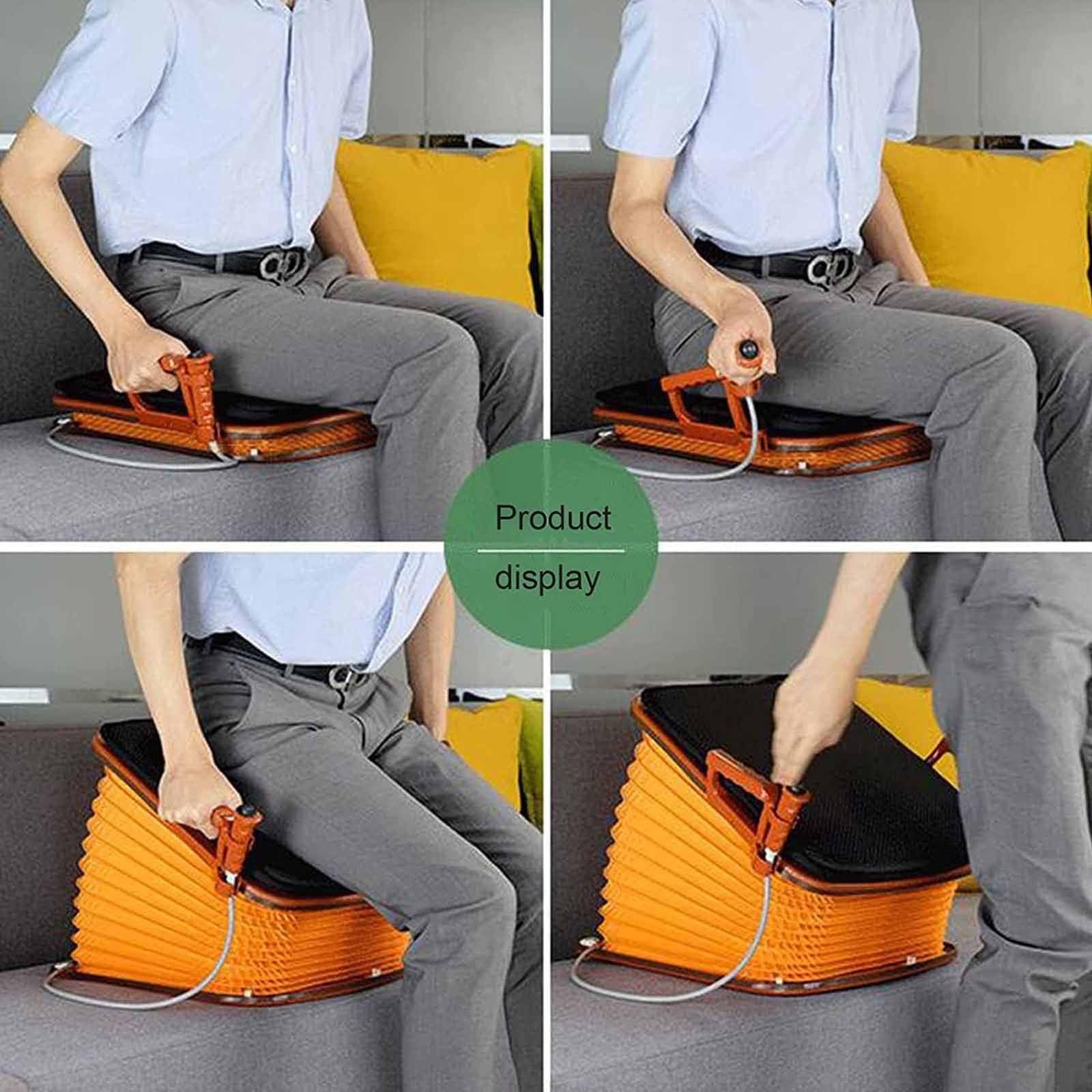 YEHOZZ Portable Assist Cushion Lifting Seat, Powered Lift Cushion,Help Get up and Sit Down Slowly, Portable and Safe Mobility Aid for Muscle Disease Knees Weak Elderly Malaise Powerless Disabled