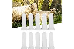 Lamb Nipple Teats Replacement Goats Sheep Cow Milk Bottle Bucket Nipple For Puppy Feeder Nursing