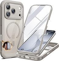 Vista 95 de Miracase Funda magnética para iPhone 15 Pro Max de 6.7 pulgadas [compatible con Magsafe], funda de cuerpo completo a prueba de caídas para iPhone 15