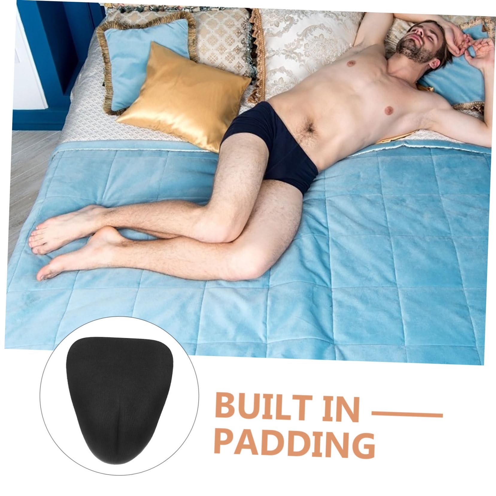Insert Lavable Antidérapant pour sous-vêtement en Tissu Non Tissé et Éponge, Confortable et Respirant, Accessoire pour Personnes Transgenres