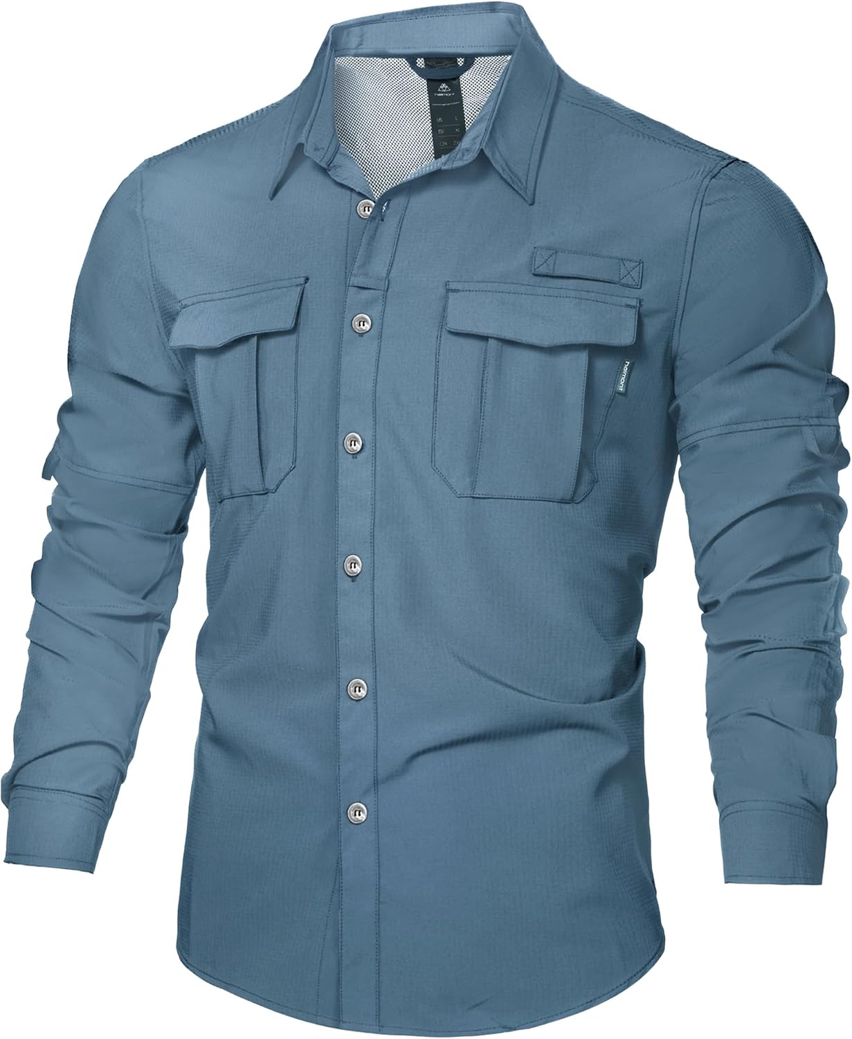 Men’s UPF50+ Sun Protection Fishing & Hiking Shirts with Pockets