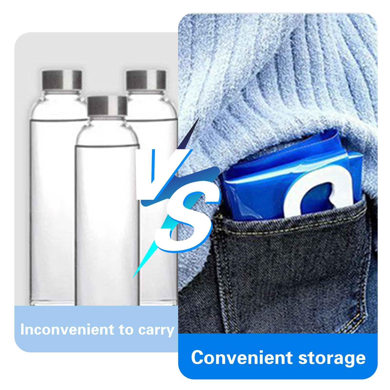 Tanica Acqua Pieghevole 10L Flintronic - Con Rubinetto, Senza BPA, Per Escursionismo - Foto 8