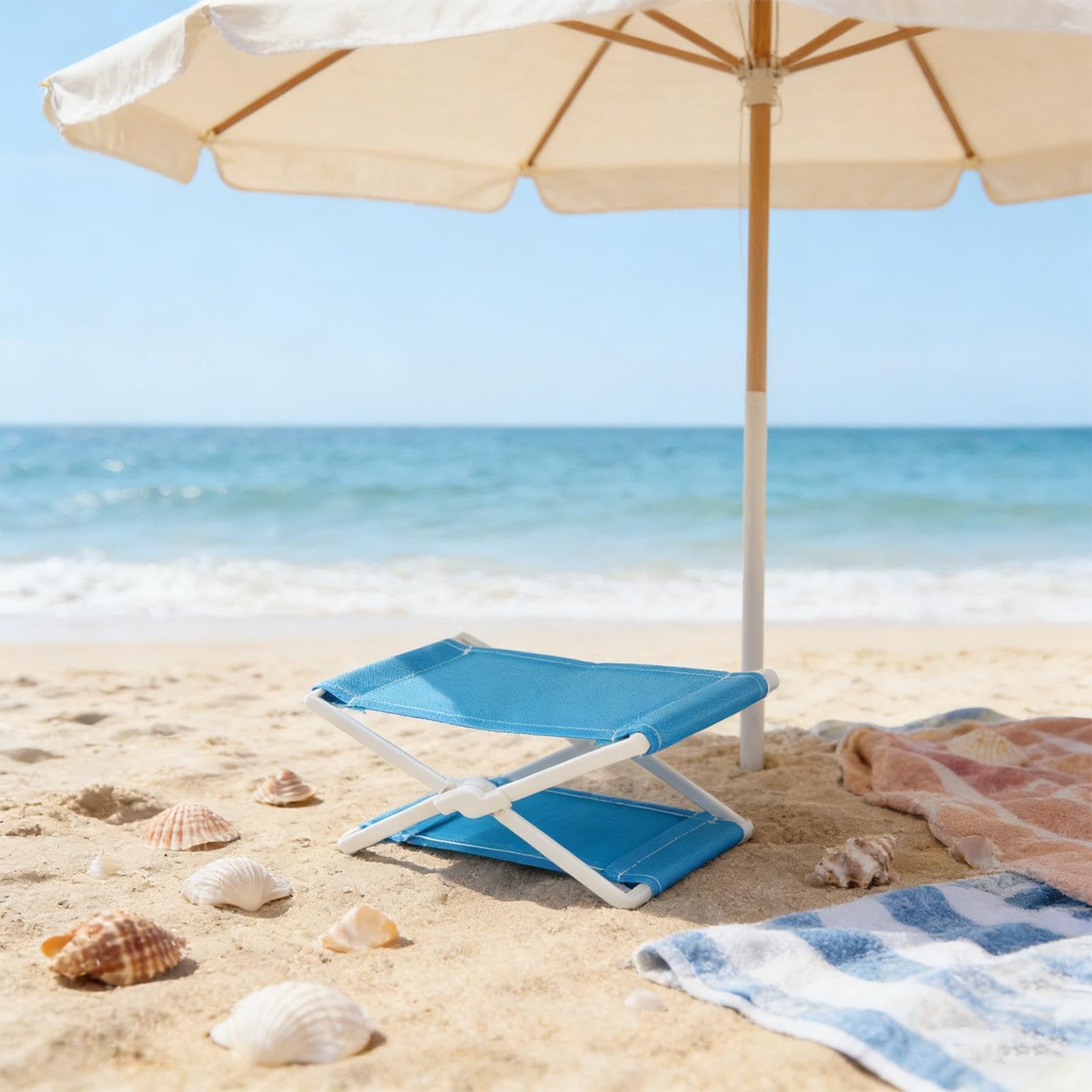 Almohada de playa portátil, cojín de apoyo para la cabeza, almohada de 9,45 x 6,69 pulgadas con relleno suave, almohadas compactas para silla de playa, almohadas de exterior con diseño cómodo, uso de