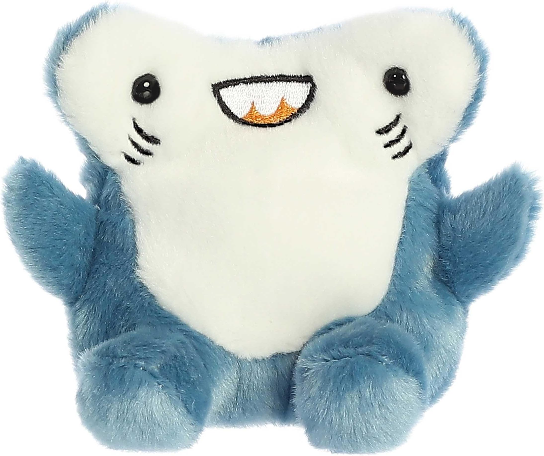 Aurora® Adorable Palm Pals™ Huddleston Hammerhead Shark™ Stuffed Animal - Fun Collectible Plush for Kids and Adult Collectors - Perfect for Decorating Rooms and Birthday Gifts - Blue 5 Inches