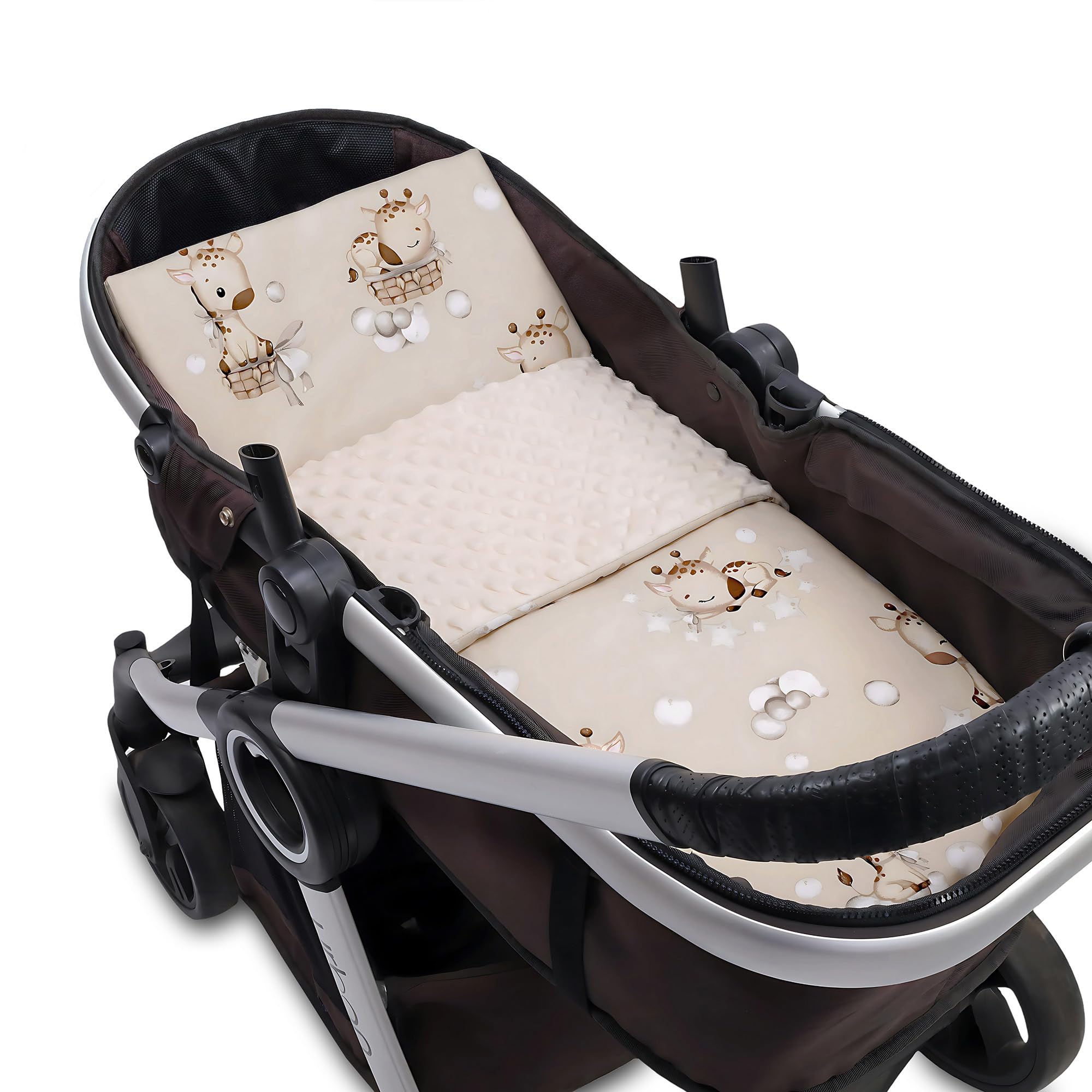 Copertina Neonato Invernale In Cotone E Peluche - 75x100 Cm, Morbida Per Passeggino E Culla