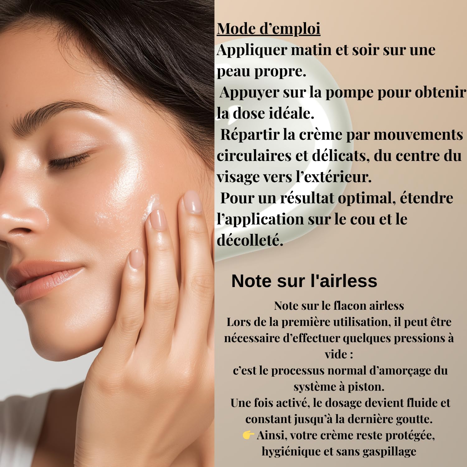 Crème Visage Jour & Nuit HydraRepair+| Inspirée de la Skincare Coréenne| Avec Centella Asiatica & Peptides| Hydratante, Réparatrice et Apaisante |Peaux Sèches, Mixtes ou Sensibles| Made in Italy, 50ml