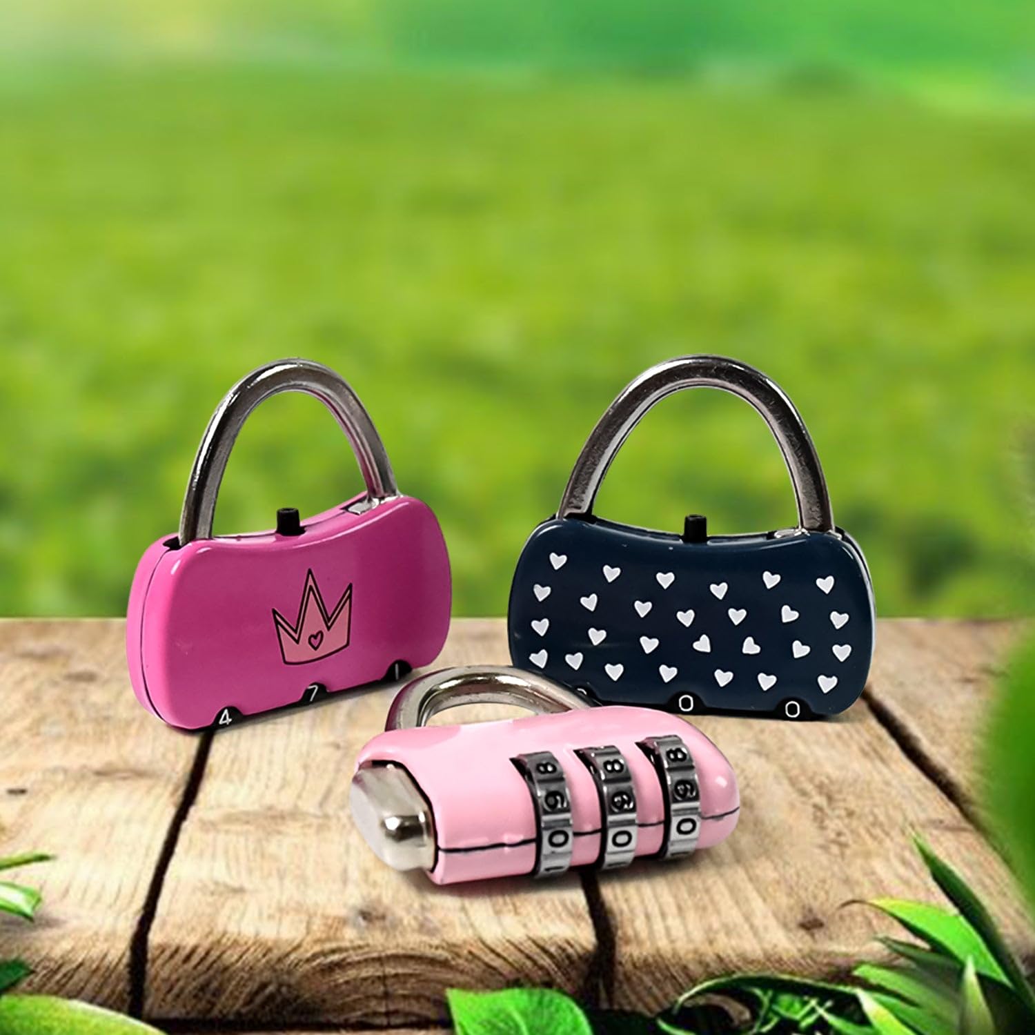 Zenclass 3-Digit Metal Combination Number Lock – Durable and