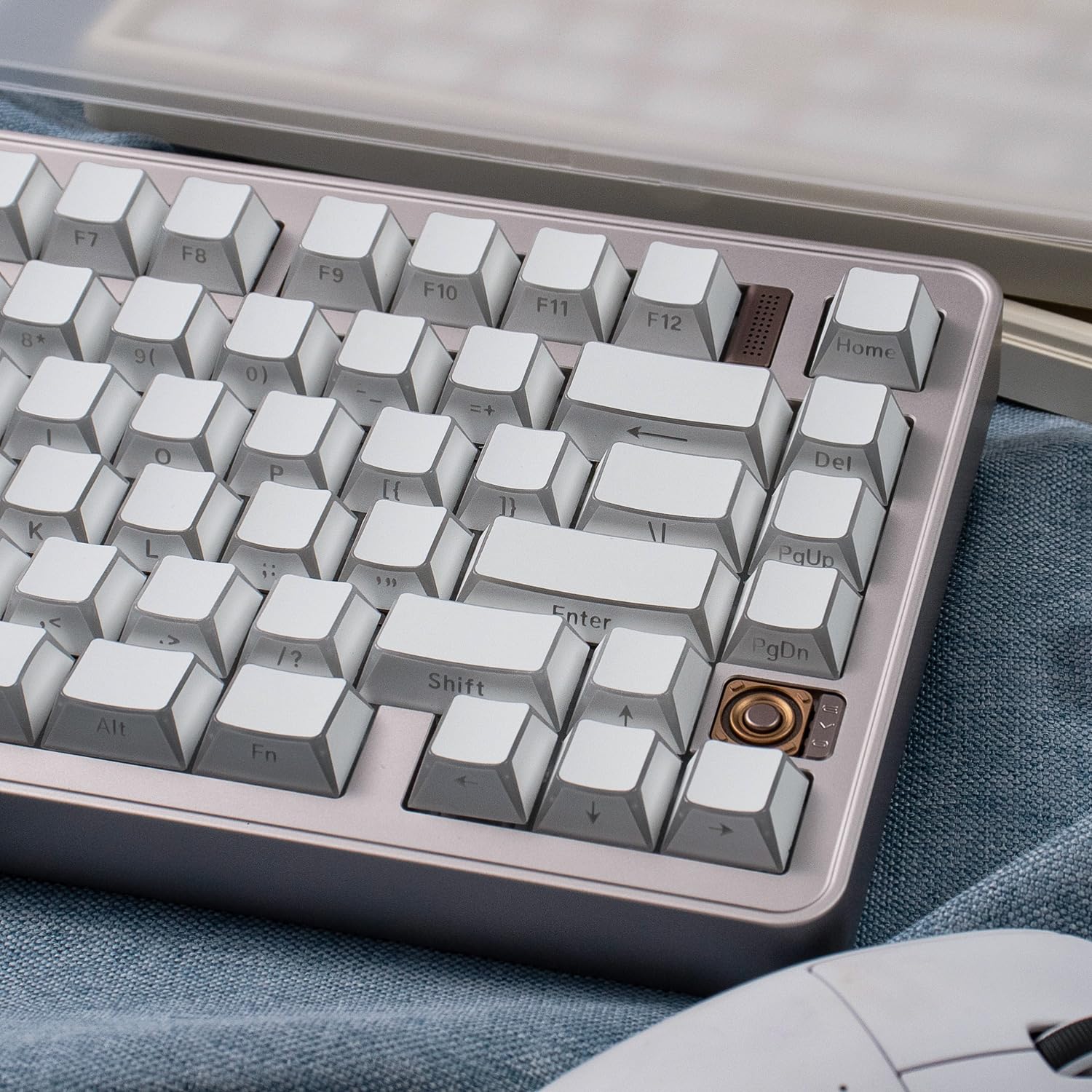 Sumgsn Juego de 137 Teclas Laterales Brillantes PBT Cherry Profile Keycaps para Teclado mecánico Cherry MX 61/64/87/104/108