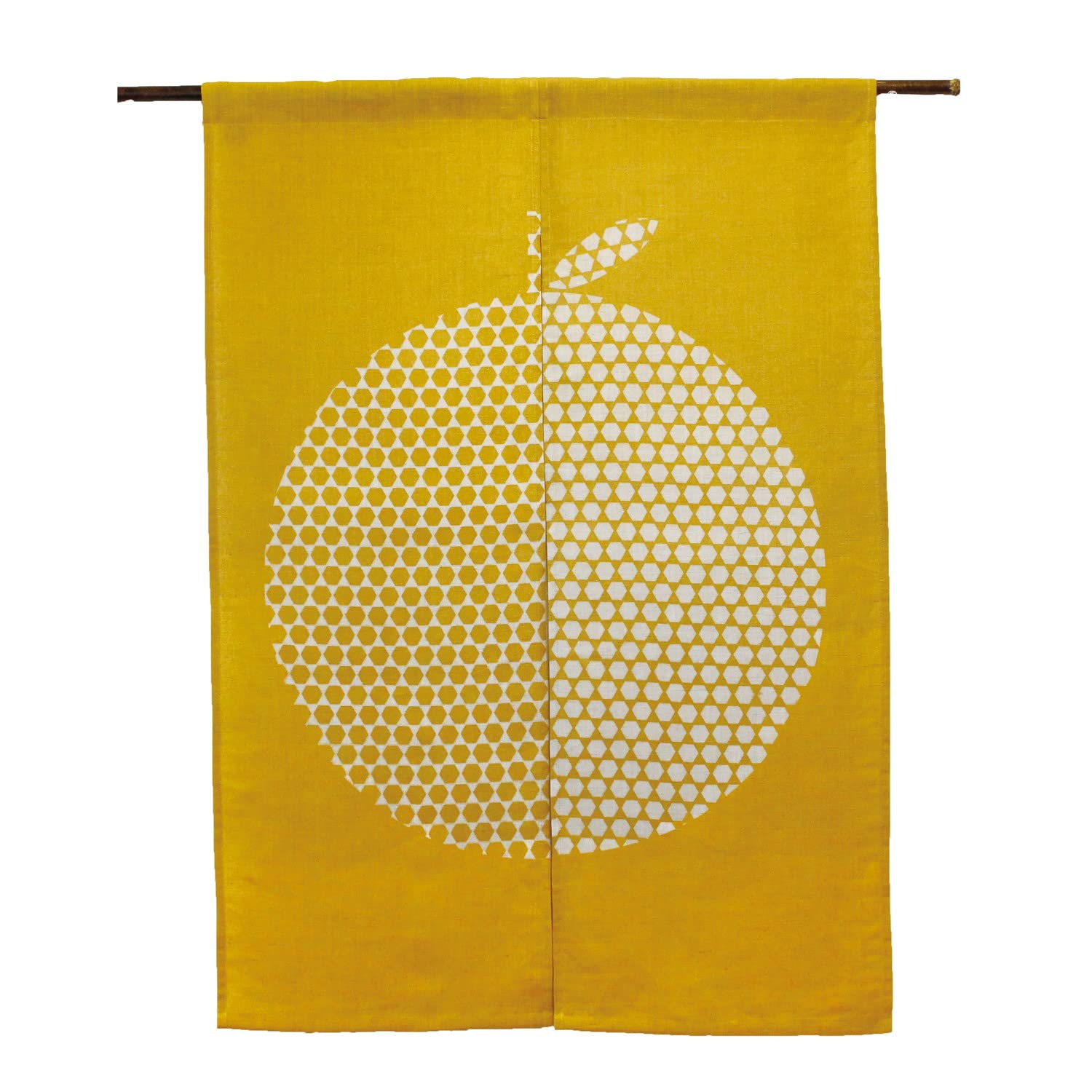 藍染めののれん（ざっくり麻） ＜四角ちらし・染分け＞｜山内武志さん